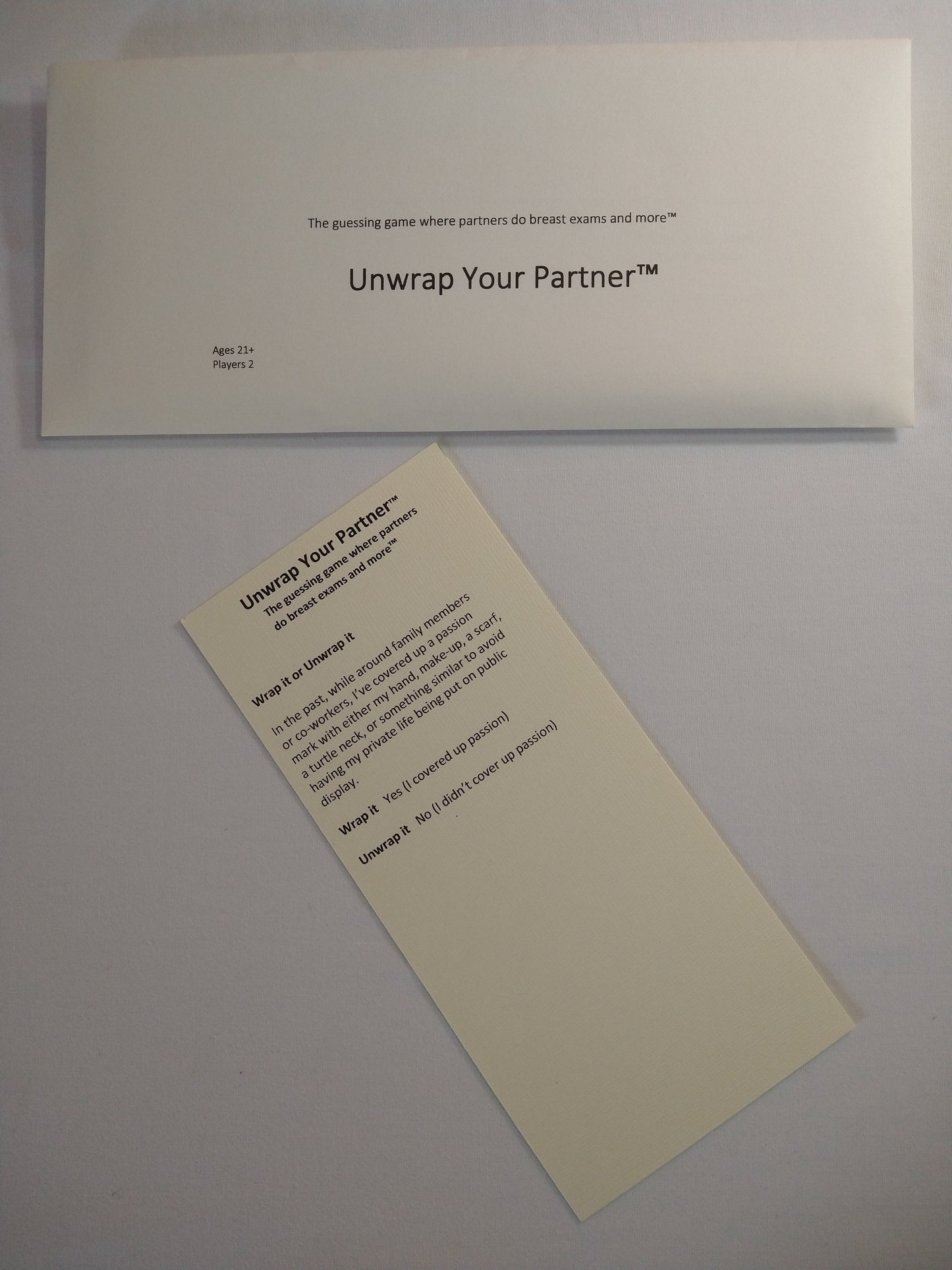 Unwrap Your Partner Game